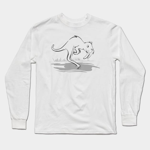 Kangawalarus Long Sleeve T-Shirt by Jason's Doodles